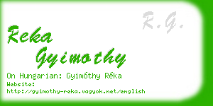 reka gyimothy business card